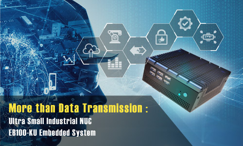 Beyond Data Transmission and Over: Ultra small Industrial NUC EB100-KU Embedded System
