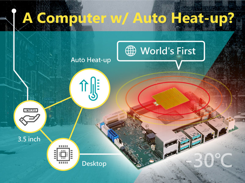 World's First! A Computer With Auto Warm-up? DFI 3.5” Desktop CS551 SBC Can Run Even At Subzero Temperatures